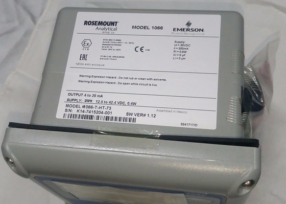 1066-T-HT-73 EMERSON 단일 채널 송신기 전원 26-16 AWG 센서 입력