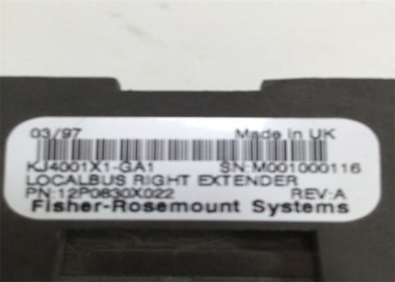 Emerson DeltaV 로컬 KJ4001X1-GA1 12P0830X022 버스 오른쪽 익스텐더 케이블