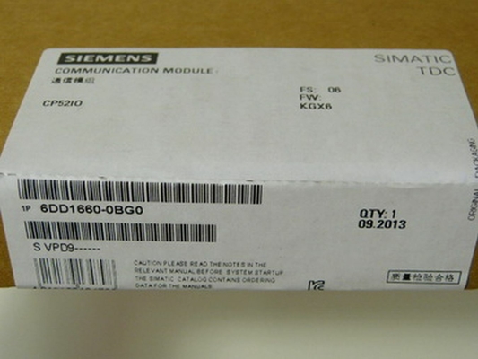 Siemens 6DD1660-0BG0 SIMATIC TDC 통신 모듈 CP 52IO 인터페이스 모듈