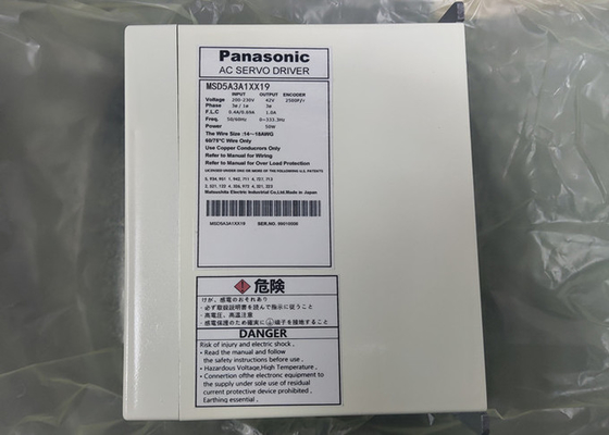 Panasonic 2500P AC 드라이브 MSD5A3A1XX19 모터 드라이브 50W 자동 귀환 제어 장치 전력 증폭기