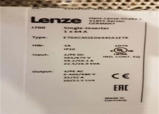 Lenze E70ACMSE0644SA1ETR 서보 인버터 I700 표준 환경
