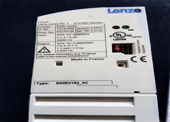Lenze E82EV152K4C 벡터 주파수 인버터 드라이브 5.5/4.4 AMP 50/60 HZ