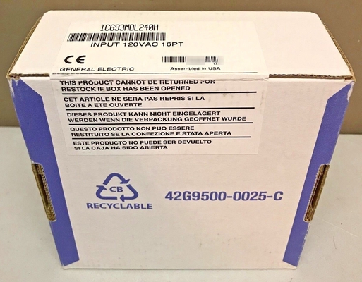 GE FANUC 시리즈 90-30 공급 디지털 I/O 모듈 120볼트 AC IC693MDL240