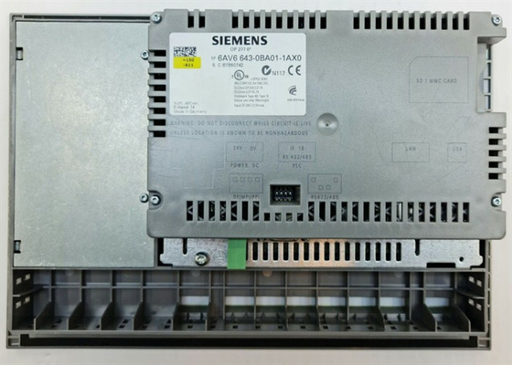 6AV6643-0BA01-1AX0 시멘스 OP 277 6 운영자 패널 5.7 TFT 디스플레이 4 MB