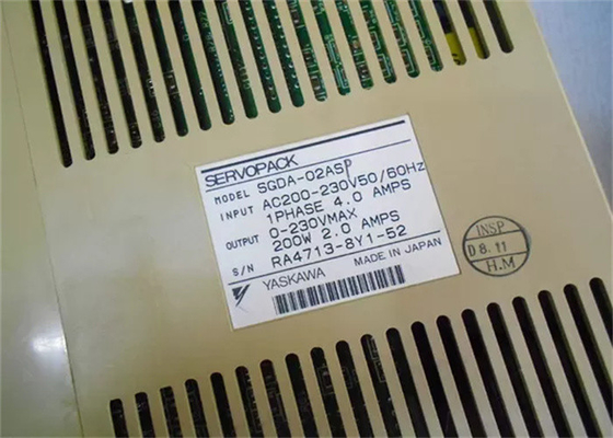 야스카와 SGDA-02ASP AC 세르보 증폭기 230V