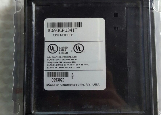 GE 파눅 IC693CPU341 단일 슬롯 CPU 모듈 80K 바이트 사용자 메모리 10K 등록