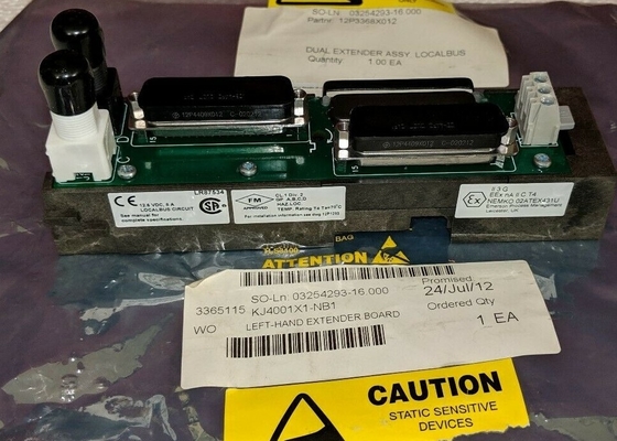 에머슨 KJ4001X1-NB1 케이블 교수 듀얼 왼쪽 교수 8 Amp 12.6 VDC 로컬뷔스