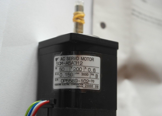 YASKAWA SGM-A5A31 2048 P/R 증분형 엔코더 AC 서보 모터 200V 표준 50W