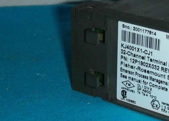 EMERSON KJ4001X1-CJ1 32 채널 터미널 블록 30 VDC 1mm 피크 150Hz