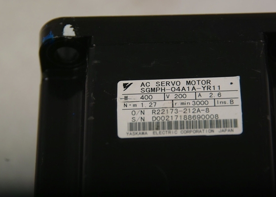 SGMPH-04A1A-YR11 야스카와 세르보 모터 프로그래밍 가능한 논리 제어 400W 200V 3000r/Min