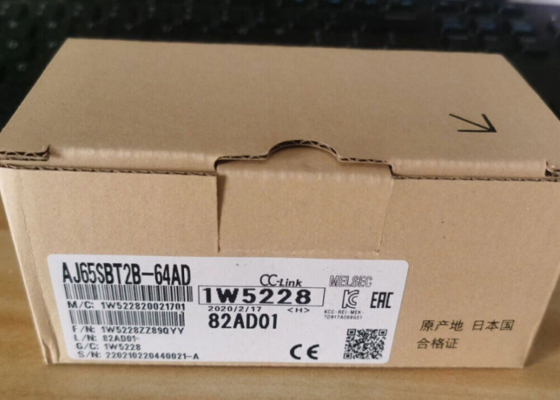 AJ65SBT2B-64AD 미쓰비시 유니버설 모델 부재 전원 공급 모듈
