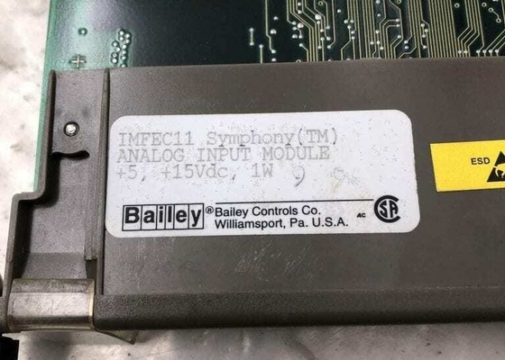 극성과 ABB IMFEC11 아날로그 입력 모듈 15 독립적으로 구성된 채널 14 비트