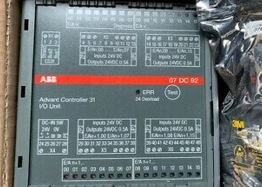ABB 07DC92 디지털 I 오우 모듈 GJR5252200R0101 24 Ｖ DC IP20 작은 장비