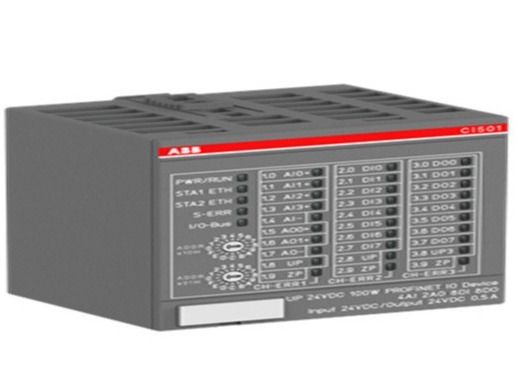 CI501-PNIO 1SAP220600R0001 S500 버스 모듈 8DI 8DO 4AI PLC 트랜지스터