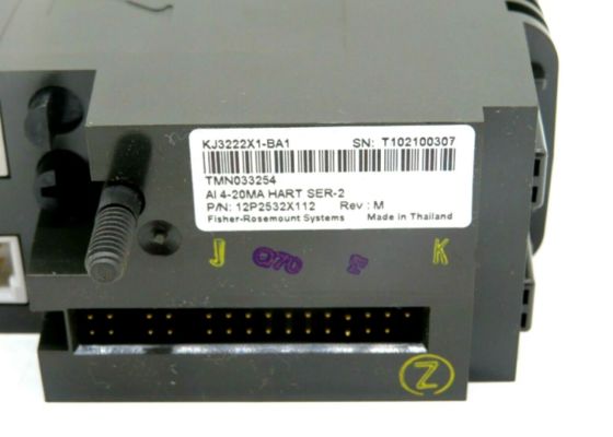 KJ3222X1-BA1 Rosemount Emerson 이중 전원 공급 모듈 8PT 아날로그 HART 입력