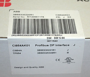 ABB S800 입력/출력 단위 CI854AK01 인터페이스 모듈 PROFIBUS J 3BSE030220R1 (CI854A+TP854)