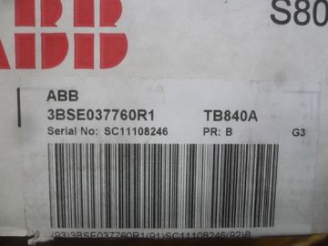 새로운 디지털 방식으로 단위 ABB 3BSE037760R1 TB840A Modulebus 송이 전산 통신기 S800 입력/출력, PR: B