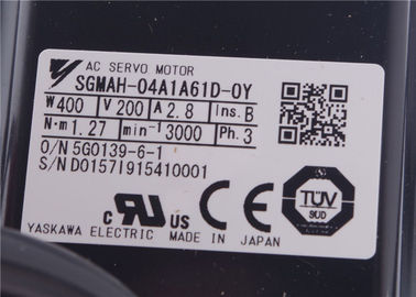 Yaskawa SGMAH 시그마 II SGMAH-04A1A61D-OY AC 자동 귀환 제어 장치 모터 E 시리즈 3 단계 1.27N.m