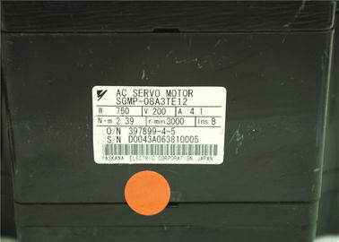 산업 전기 Yaskawa 3000RPM AC 자동 귀환 제어 장치 모터 750W 200V SGMP-08A3TE12