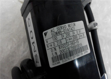 산업 YASKAWA 자동 귀환 제어 장치 모터 100W 0.91A 0.318N.m 일본 SGMAH-01A1A21