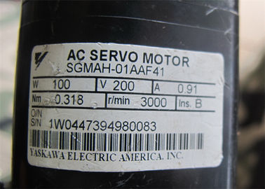 Yaskawa 전기 SGMAH-02AAF41 200w AC 자동 귀환 제어 장치 모터 SGMAH01AAF41 200v 3000RPM