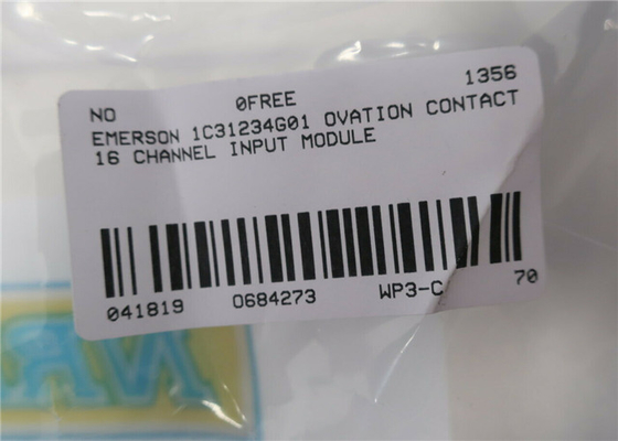 1C31234G01 PLC 입력 모듈 Emerson 웨스팅하우스 아날로그 입출력 단위