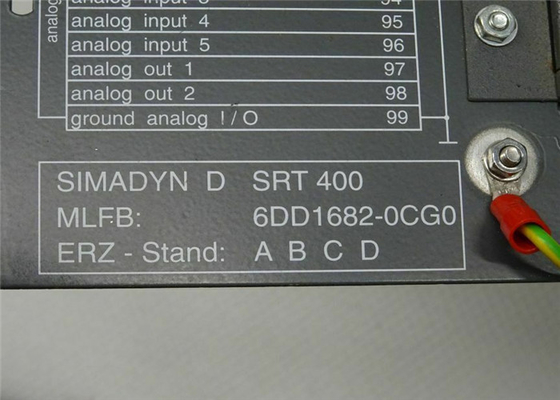 T400와 COMMBOARD 콜럼븀을 위한 전력 공급 115/AC 230 V를 가진 6DD1682-0CG0 시멘스 SIMADYN D 선반 SRT400 2개의 자유로운 구멍