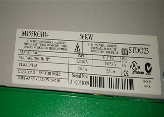 Emerson M155RGB14 DC 드라이브 모터 480V 75hp 400V 94hp 500 V