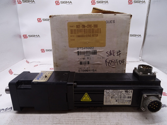 MGE-208-CONS-0000 EMERSON MG 서보 모터 230VAC 2 프레임 영어