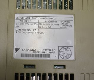 Industrial Electric ServoPack Yaskawa  5.0KW Servo Drives Input 28A SGDM-50ADAY472