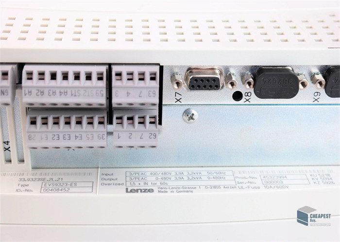 Lenze EVS9323-ES 서보 컨트롤러 9300 시리즈 400/480VAC 1.5KW(2HP) 서보 인버터