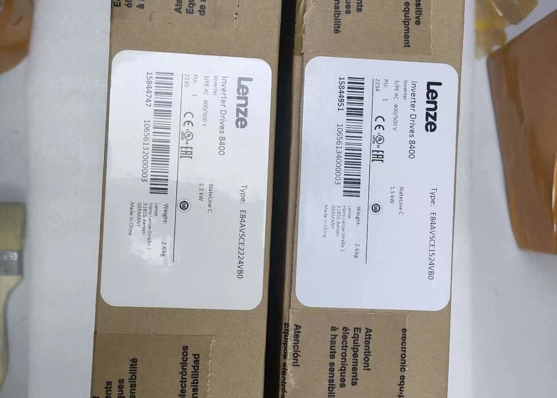 8400 시리즈 상태 설치 1.5KW(2.0HP) 400/500VAC 3/PE 거친 환경 주변 조건 E84AVSCE1524VB0