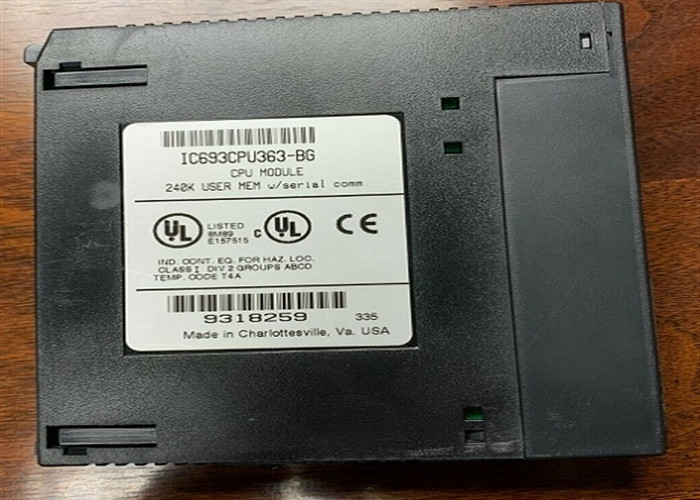 GE FANUC IC693MDL648 전형적인 스캔 속도 시리즈 90-30 프로세서 모듈