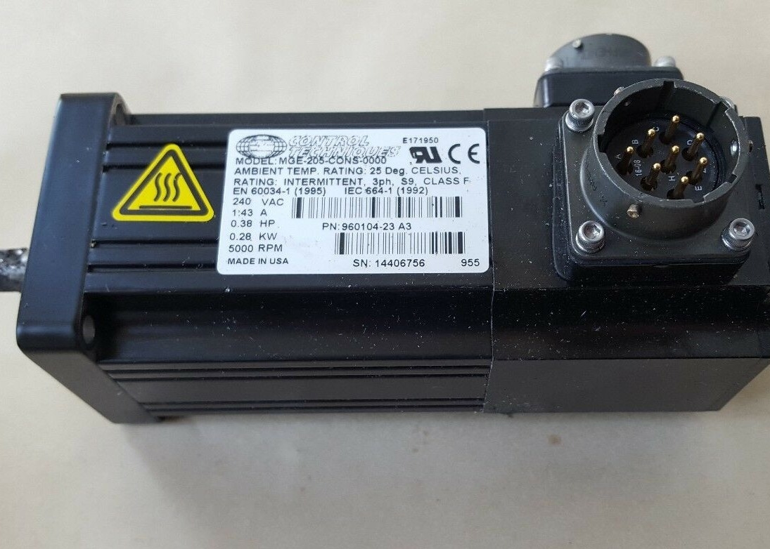 MGE-205-CONS-0000 EMERSON 서보 모터 엔코더 피드백 유형 240VAC