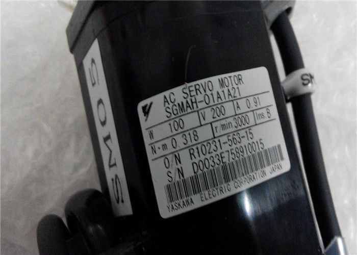 산업 YASKAWA 자동 귀환 제어 장치 모터 100W 0.91A 0.318N.m 일본 SGMAH-01A1A21