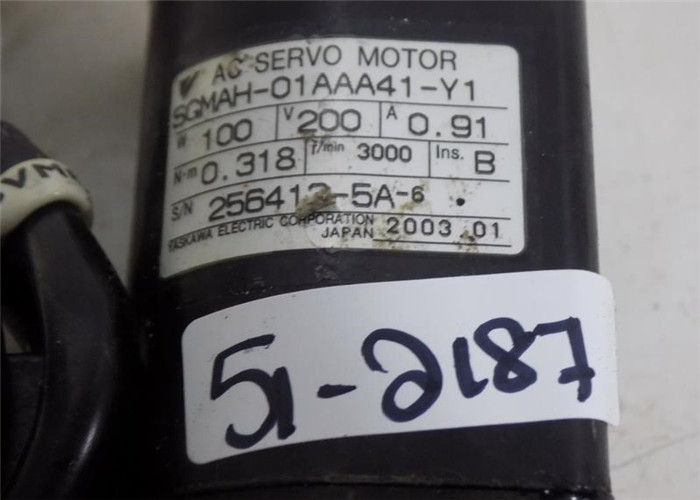 YASKAWA SGMAH 시그마 II 0.91A 100W AC 자동 귀환 제어 장치 모터 3000RMP SGMAH-01AAA41-Y1